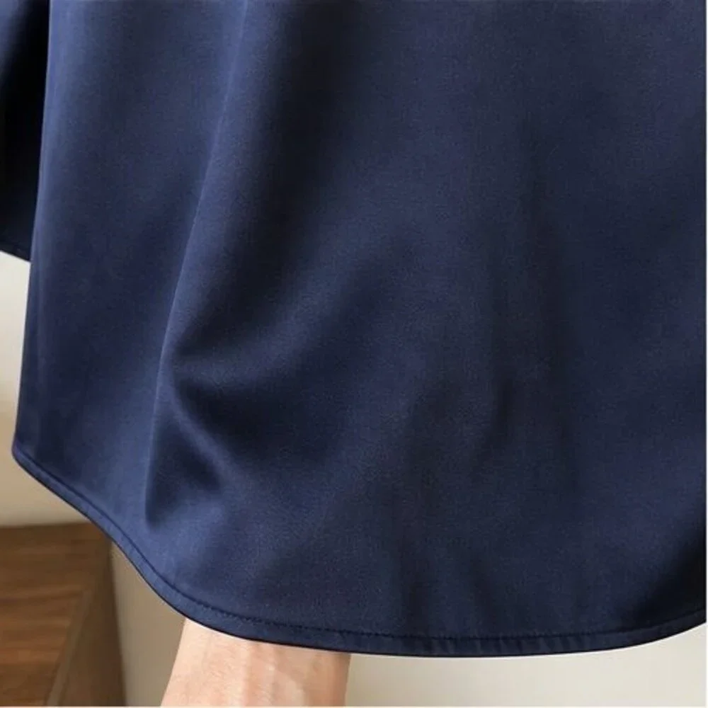 Lilac Tie Neck Blouse
